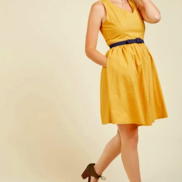 Modcloth🍋🌿Dress 🍋🌿Zest of the Bunch Style - Picture 2 of 10